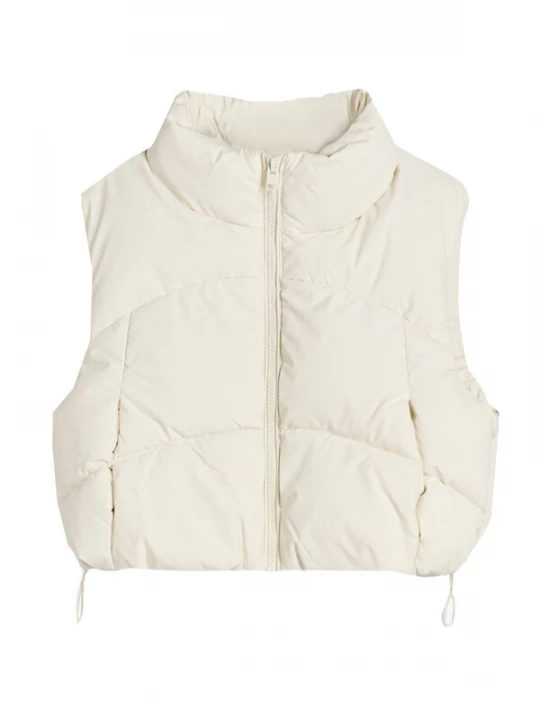 Obrázek produktu Bershka Vesta barva bílé vlny