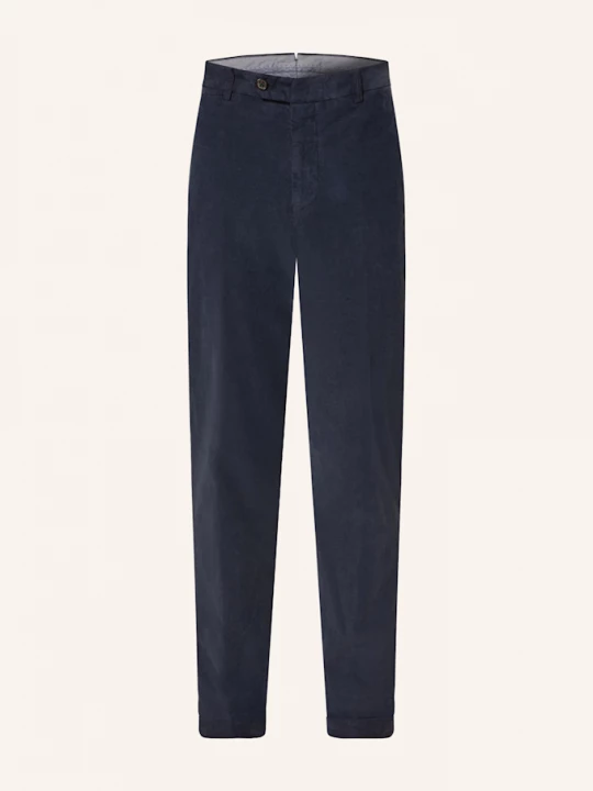 Obrázek produktu Berwich Manšestrové Chino Kalhoty Retro Contemporary Fit tmavě modrá