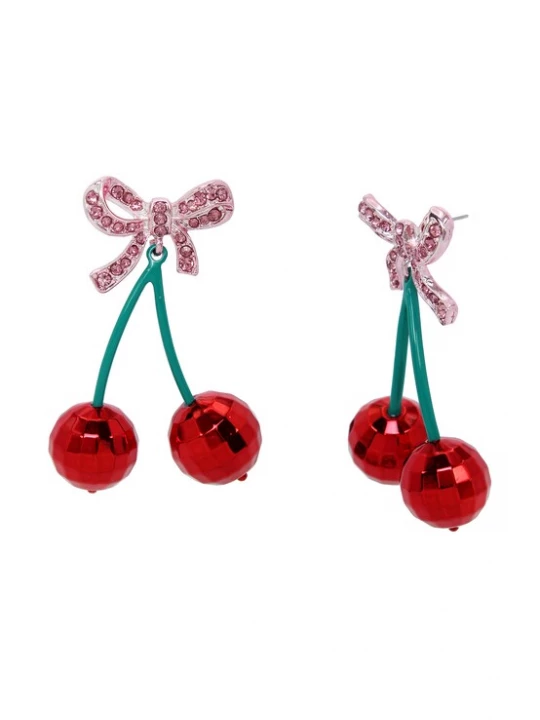 Obrázek produktu Betsey Johnson Náušnice 'Sweetheart' nefritová / eosin / červená