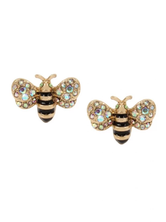 Obrázek produktu Betsey Johnson Náušnice zlatá / zelená / černá