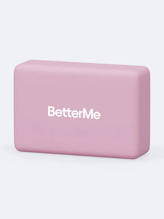 Obrázek produktu BetterMe blok na jógu Soft Yoga růžová