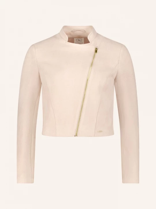 Obrázek produktu Betty&Co Cropped Bunda V Koženém Vzhledu béžová Betty & Co
