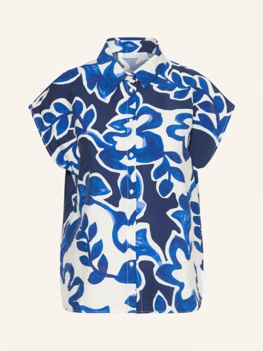 Obrázek produktu Betty&Co Košilová Halenka modrá / tmavě modrá / bílá Betty & Co