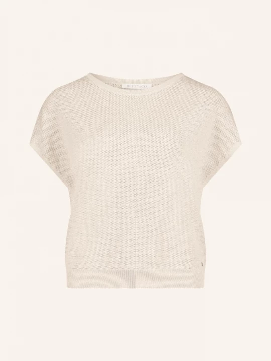 Obrázek produktu Betty&Co Pletené Tričko světle šedá / stříbrná Betty & Co