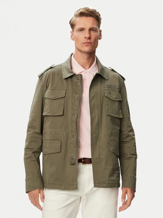 Obrázek produktu Beverly Hills Polo Club Bunda pro přechodné období P-SS26M-JK0197-0342 Zelená Regular Fit