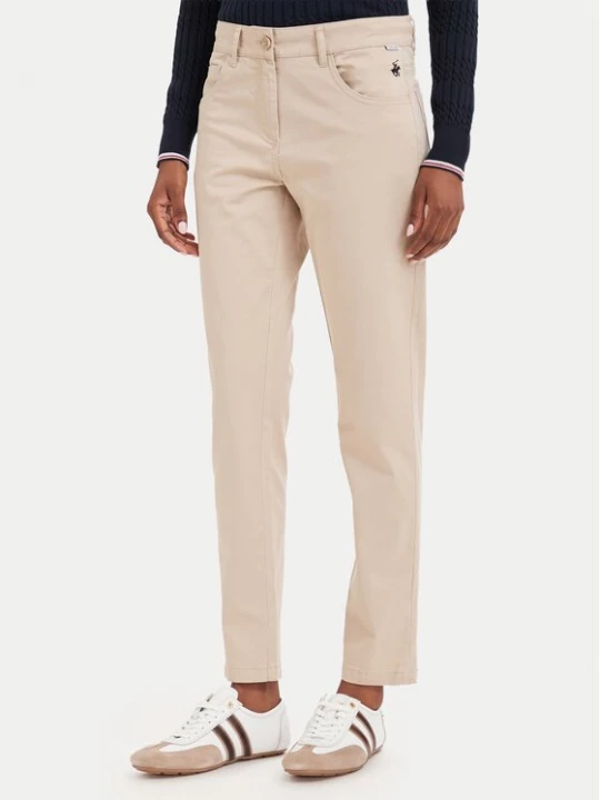 Obrázek produktu Beverly Hills Polo Club Chino kalhoty P-SS26W-T586585 Béžová Slim Fit