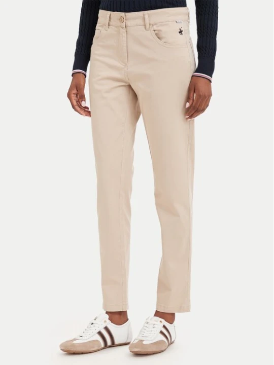 Obrázek produktu Beverly Hills Polo Club Chino kalhoty P-SS26W-T586585 Béžová Slim Fit