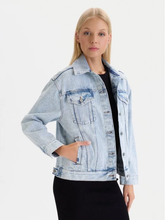 Obrázek produktu Beverly Hills Polo Club Jeansová bunda W126-BHLJT-1003-22D Modrá Relaxed Fit