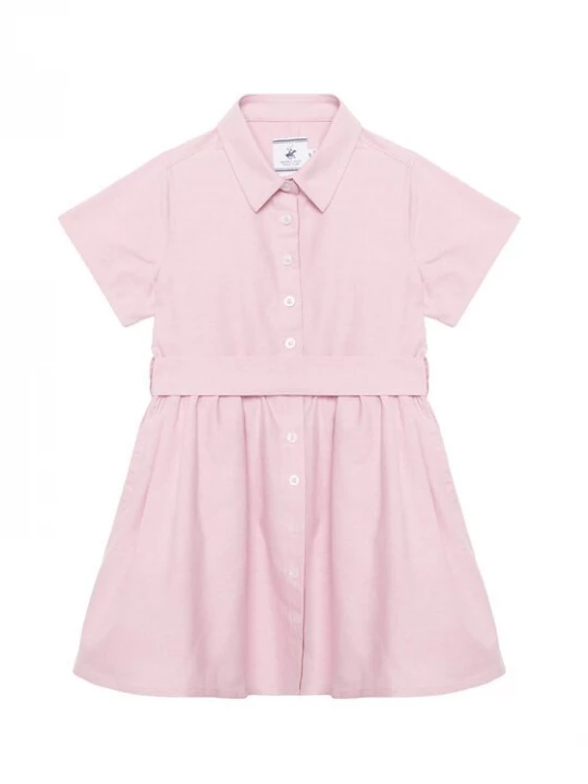 Obrázek produktu Beverly Hills Polo Club Každodenní šaty G3631 Růžová Regular Fit