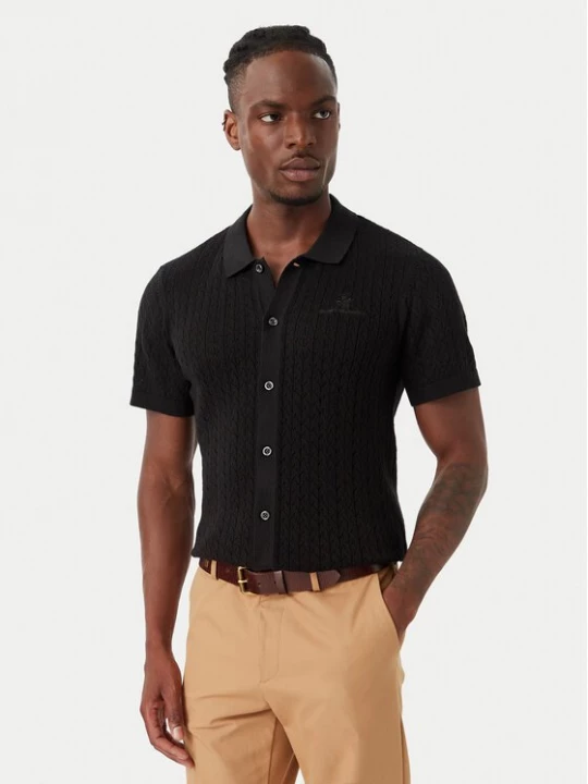 Obrázek produktu Beverly Hills Polo Club Košile M7608-HR Černá Regular Fit
