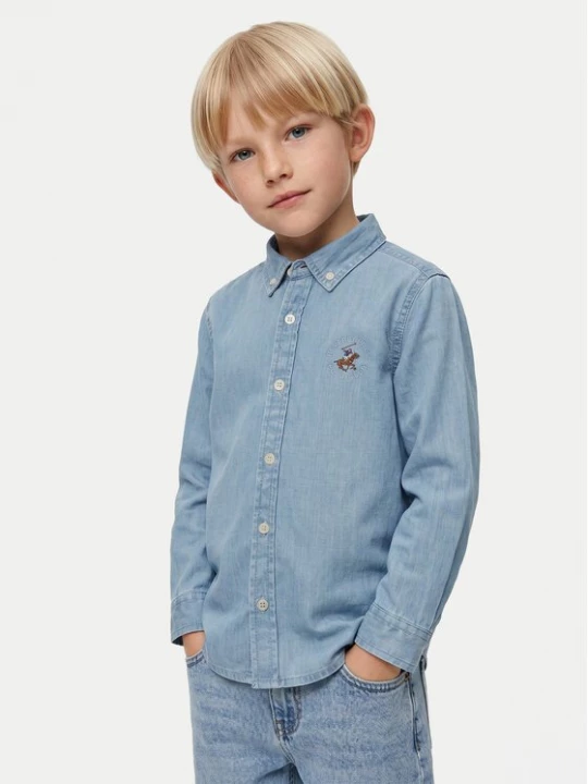 Obrázek produktu Beverly Hills Polo Club Košile P-SS26B-SH0150 Modrá Regular Fit