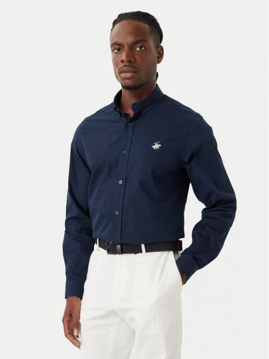 Obrázek produktu Beverly Hills Polo Club Košile P-SS26M-BRASS Tmavomodrá Regular Fit