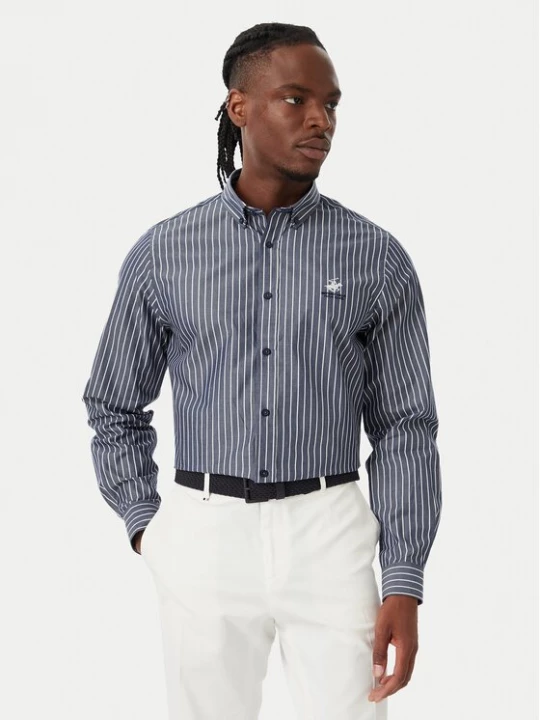 Obrázek produktu Beverly Hills Polo Club Košile P-SS26M-BRASS Tmavomodrá Regular Fit