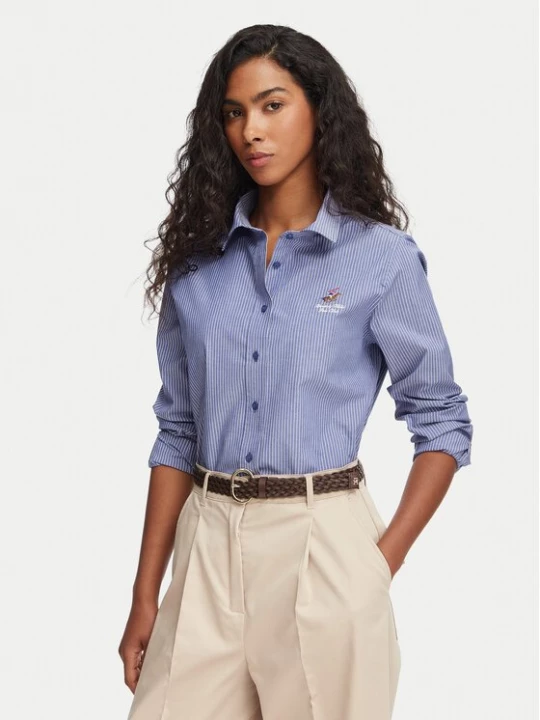 Obrázek produktu Beverly Hills Polo Club Košile P-SS26W-SH0005 Modrá Regular Fit