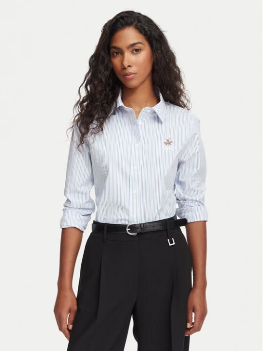 Obrázek produktu Beverly Hills Polo Club Košile P-SS26W-SH0005 Modrá Regular Fit