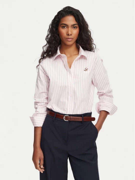 Obrázek produktu Beverly Hills Polo Club Košile P-SS26W-SH0005 Růžová Regular Fit