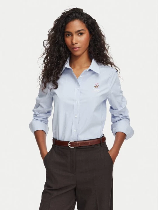 Obrázek produktu Beverly Hills Polo Club Košile P-SS26W-SH000536 Modrá Regular Fit