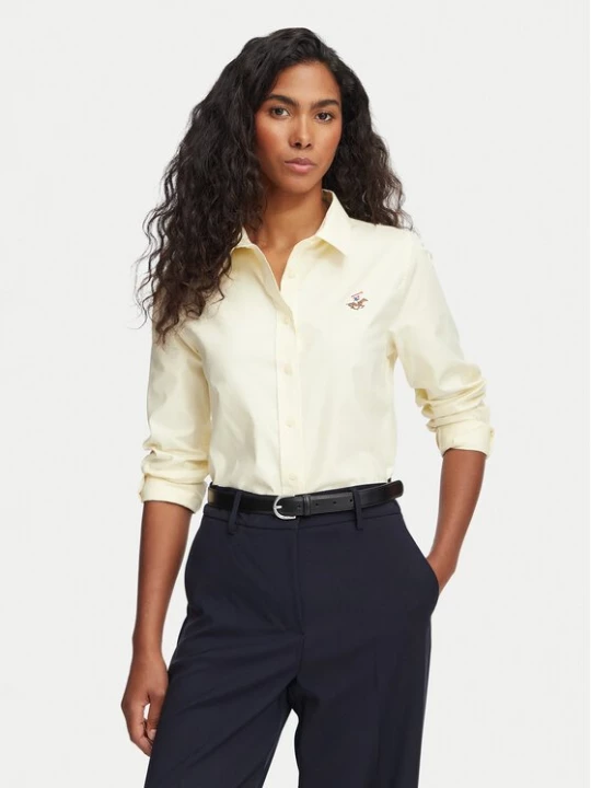 Obrázek produktu Beverly Hills Polo Club Košile P-SS26W-SH6600 Žlutá Regular Fit