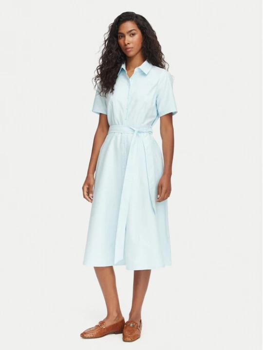 Obrázek produktu Beverly Hills Polo Club Košilové šaty L3631 Světle modrá Regular Fit