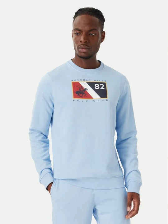 Obrázek produktu Beverly Hills Polo Club Mikina M6339T Světle modrá Regular Fit