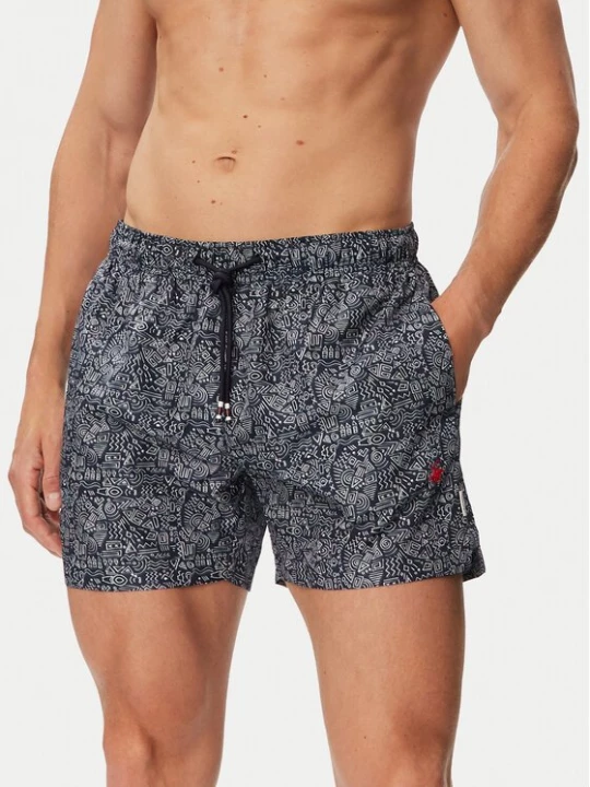 Obrázek produktu Beverly Hills Polo Club Plavecké šortky P-SS26M-BREA-0725 Tmavomodrá Regular Fit
