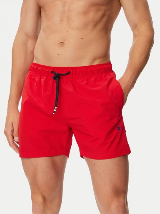 Obrázek produktu Beverly Hills Polo Club Plavecké šortky P-SS26M-UNION-0057 Červená Regular Fit