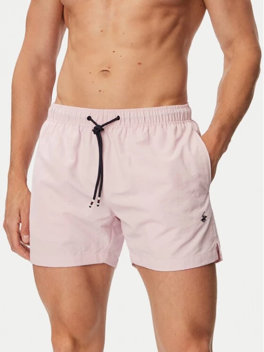 Obrázek produktu Beverly Hills Polo Club Plavecké šortky P-SS26M-UNION Světle růžová Regular Fit
