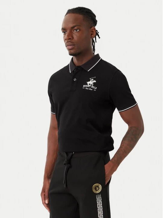 Obrázek produktu Beverly Hills Polo Club Polokošile M2607-HR Černá Regular Fit