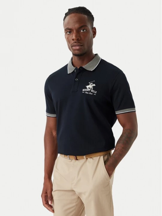Obrázek produktu Beverly Hills Polo Club Polokošile M2607-HR Tmavomodrá Regular Fit