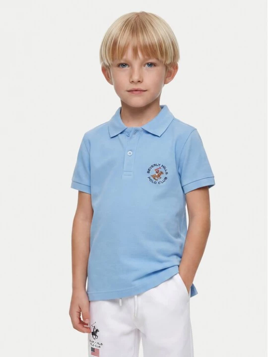 Obrázek produktu Beverly Hills Polo Club Polokošile P-SS26B-P42560 Modrá Regular Fit