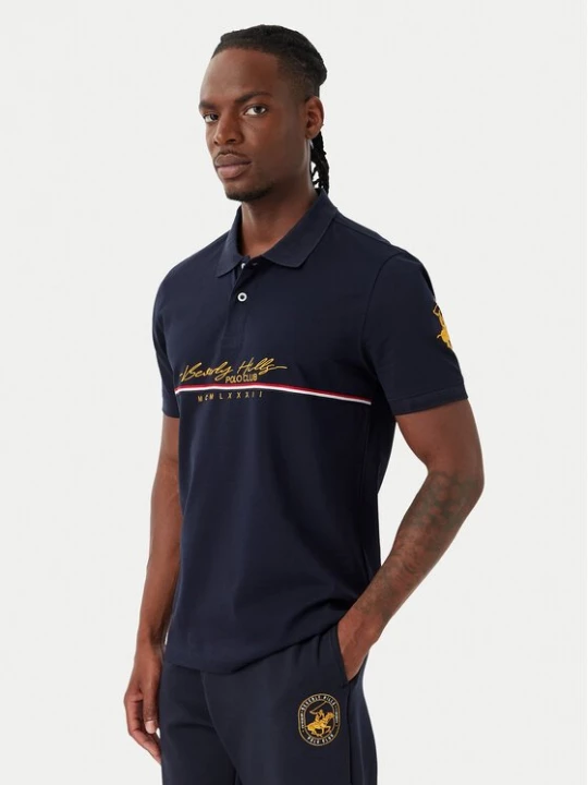Obrázek produktu Beverly Hills Polo Club Polokošile P-SS26M-P2528 Tmavomodrá Regular Fit