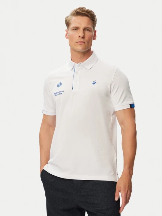 Obrázek produktu Beverly Hills Polo Club Polokošile P-SS26M-P2770 Bílá Regular Fit