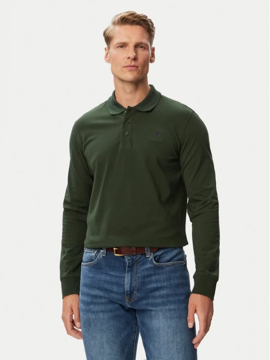 Obrázek produktu Beverly Hills Polo Club Polokošile P-SS26M-P424125BTGR Tmavě zelená Regular Fit