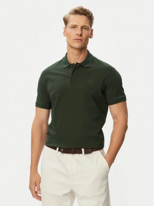 Obrázek produktu Beverly Hills Polo Club Polokošile P-SS26M-P42560 Tmavě zelená Regular Fit