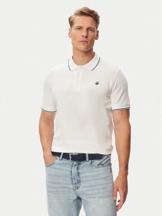 Obrázek produktu Beverly Hills Polo Club Polokošile P-SS26M-P42561 Bílá Regular Fit