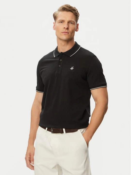 Obrázek produktu Beverly Hills Polo Club Polokošile P-SS26M-P42561 Černá Regular Fit