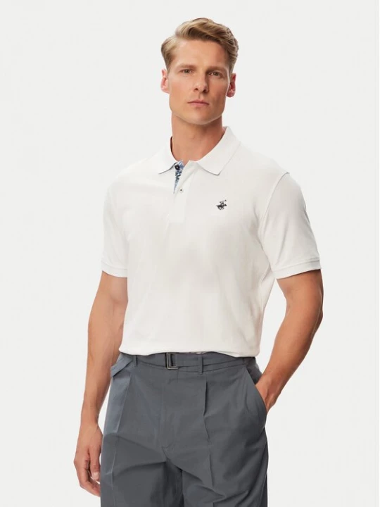 Obrázek produktu Beverly Hills Polo Club Polokošile P-SS26M-P450106 Bílá Regular Fit