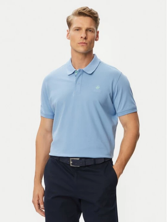 Obrázek produktu Beverly Hills Polo Club Polokošile P-SS26M-P450106 Světle modrá Regular Fit