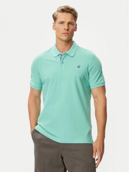 Obrázek produktu Beverly Hills Polo Club Polokošile P-SS26M-P450106 Tyrkysová Regular Fit