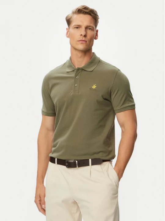 Obrázek produktu Beverly Hills Polo Club Polokošile P-SS26M-P450124 Zelená Regular Fit