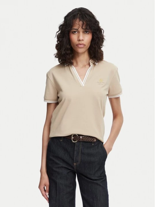 Obrázek produktu Beverly Hills Polo Club Polokošile P-SS26W-P0300 Béžová Regular Fit