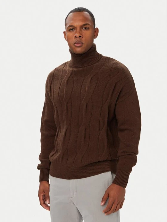 Obrázek produktu Beverly Hills Polo Club Rolák 62SWM1302 Hnědá Regular Fit