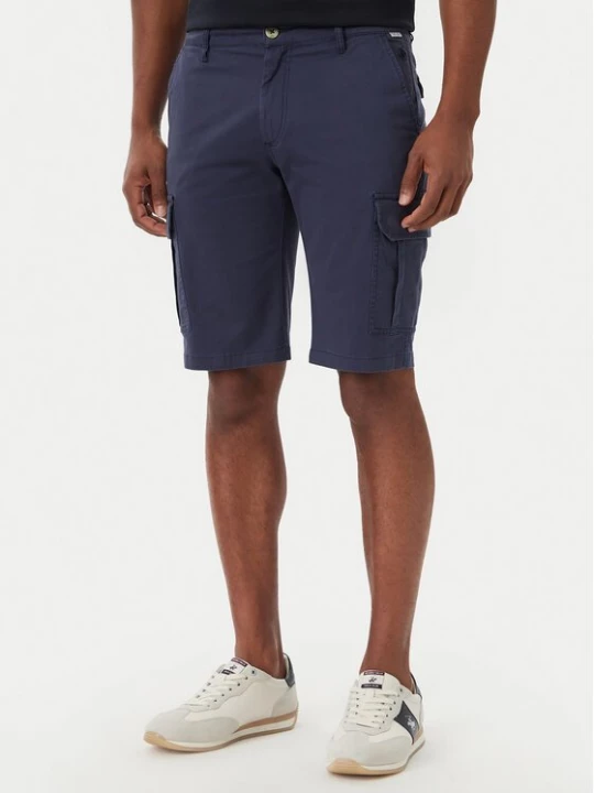 Obrázek produktu Beverly Hills Polo Club Šortky z materiálu P-SS26M-B476381 Modrá Regular Fit