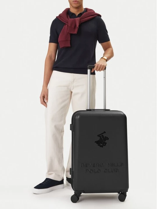 Obrázek produktu Beverly Hills Polo Club Střední kufr CEO-BHPC-M-003-08-BLACK Černá