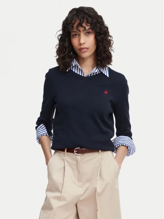 Obrázek produktu Beverly Hills Polo Club Svetr P-SS26W-M536563 Tmavomodrá Regular Fit
