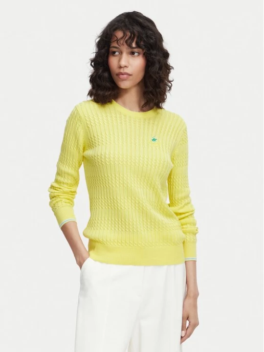 Obrázek produktu Beverly Hills Polo Club Svetr P-SS26W-M537390 Žlutá Regular Fit