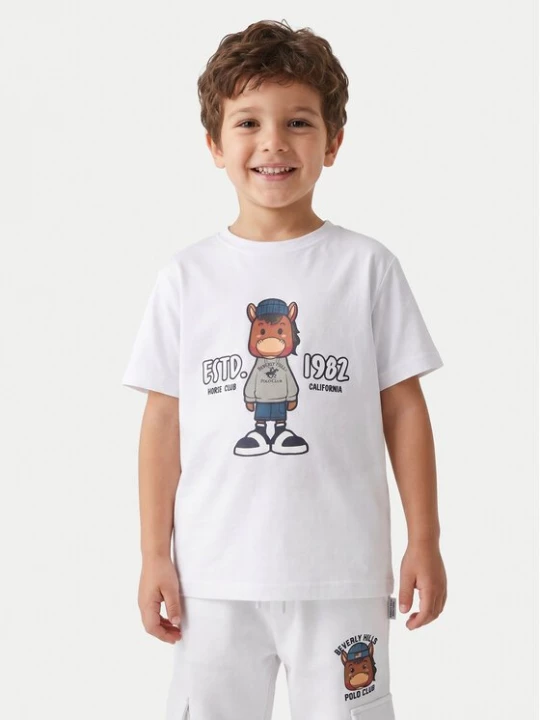 Obrázek produktu Beverly Hills Polo Club T-Shirt P-SS26B-TS0135 Bílá Regular Fit