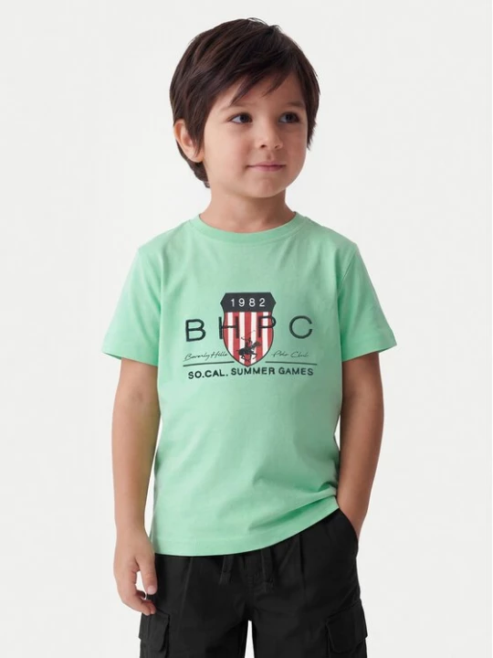 Obrázek produktu Beverly Hills Polo Club T-Shirt P-SS26B-TS414011 Zelená Regular Fit