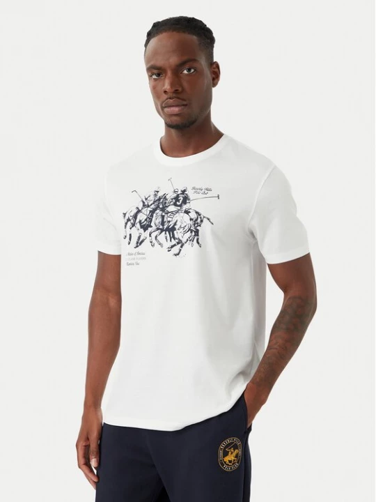 Obrázek produktu Beverly Hills Polo Club T-Shirt P-SS26M-TS101 Bílá Regular Fit