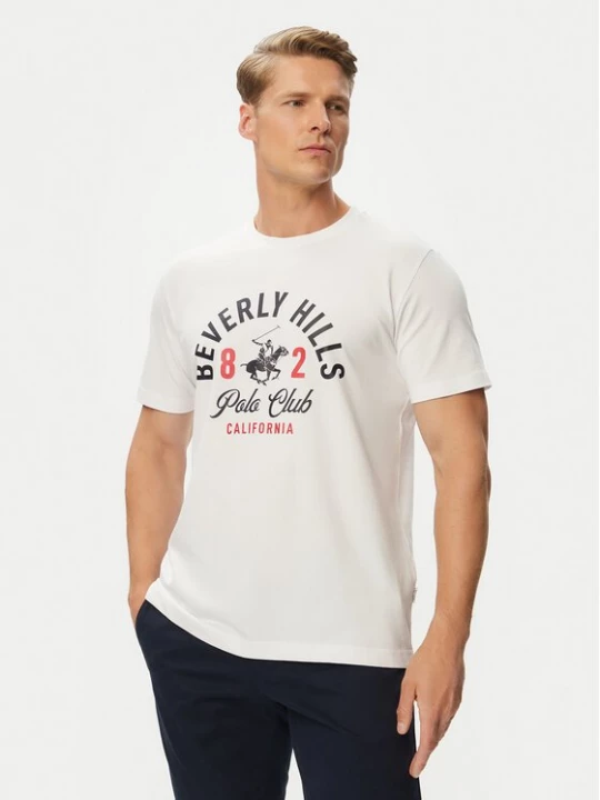 Obrázek produktu Beverly Hills Polo Club T-Shirt P-SS26M-TS1290 Bílá Regular Fit